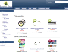 Tablet Screenshot of angelsport-shop.de